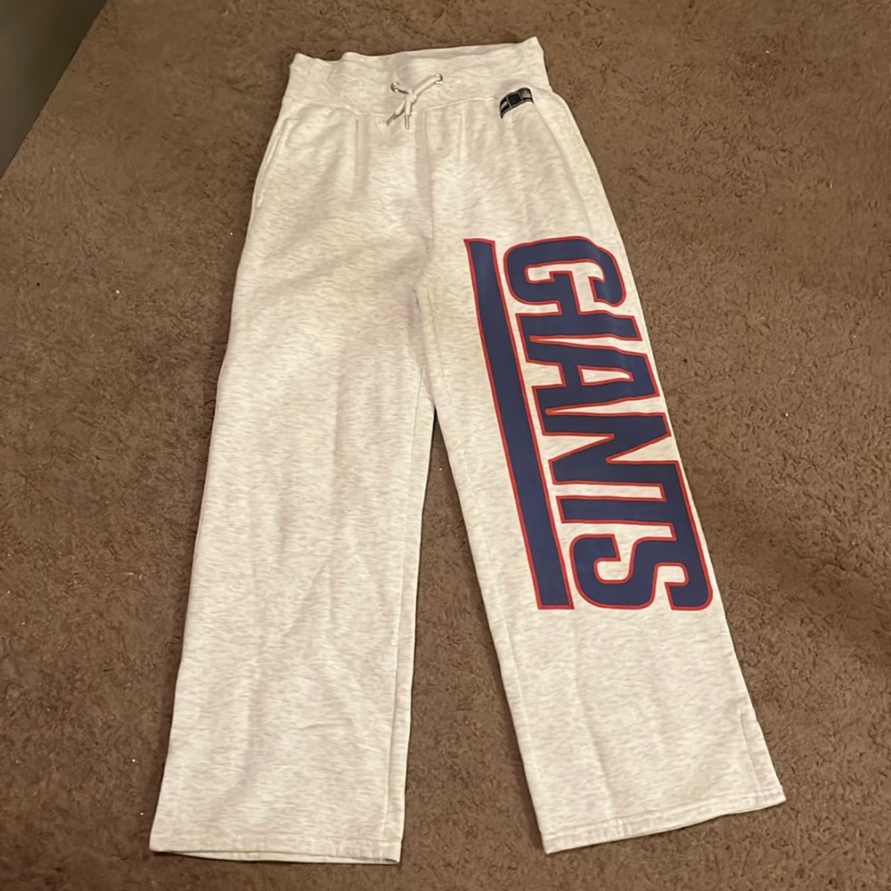 NFL Giants wide leg sweat pants